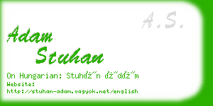 adam stuhan business card